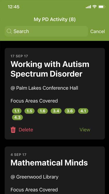 App Screen