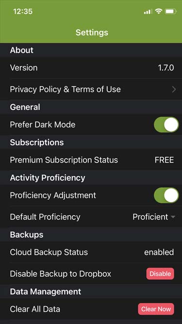 App Screen